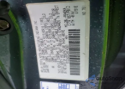 2004 Toyota Sienna Ce из США, поврежденный, VIN 5TDZA23C24S143931